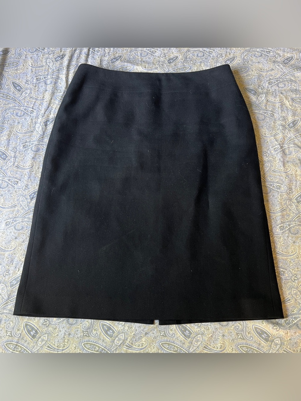 Womens Black Banana Republic Cotton pique pencil Size 12